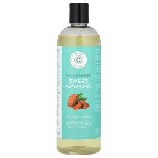 Олія солодкого мигдалю, Pure Body Naturals Sweet Almond Oil, 473 мл