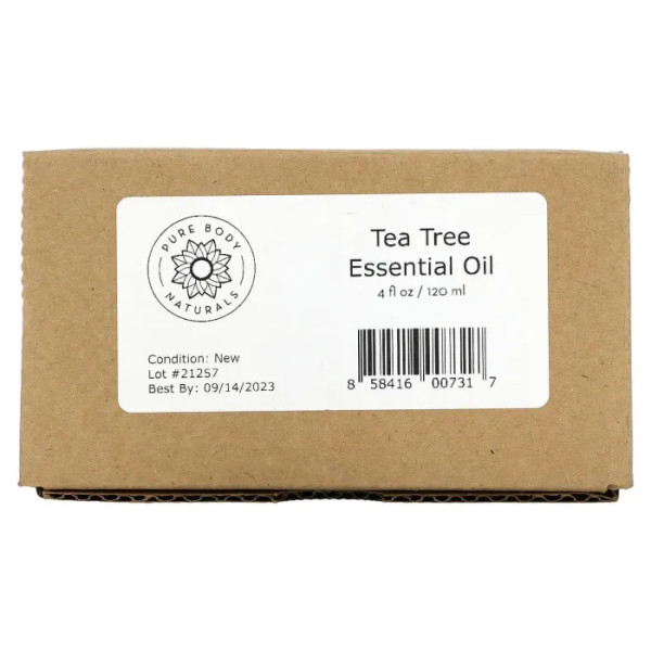 Ефірна олія чайного дерева, Essential Oil, Pure Body Naturals, 120 мл