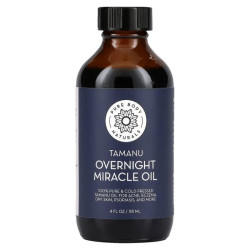 Масло таману, Pure Body Naturals Tamanu Overnight Miracle Oil, 118 мл