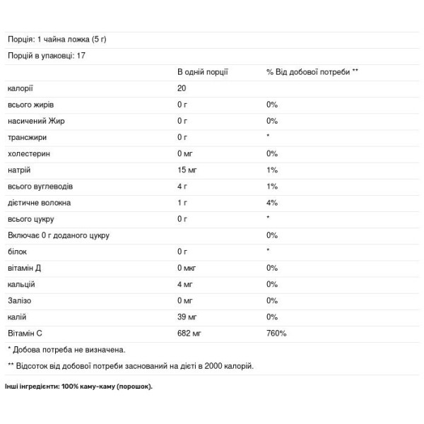 Каму-кому, Camu Powder, Navitas Organics, органічний порошок, 85 г