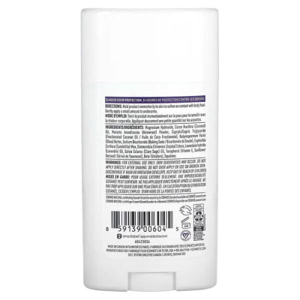 Дезодорант, Deodorant, Schmidt's, натуральний, лаванда та шавлія, 75 г