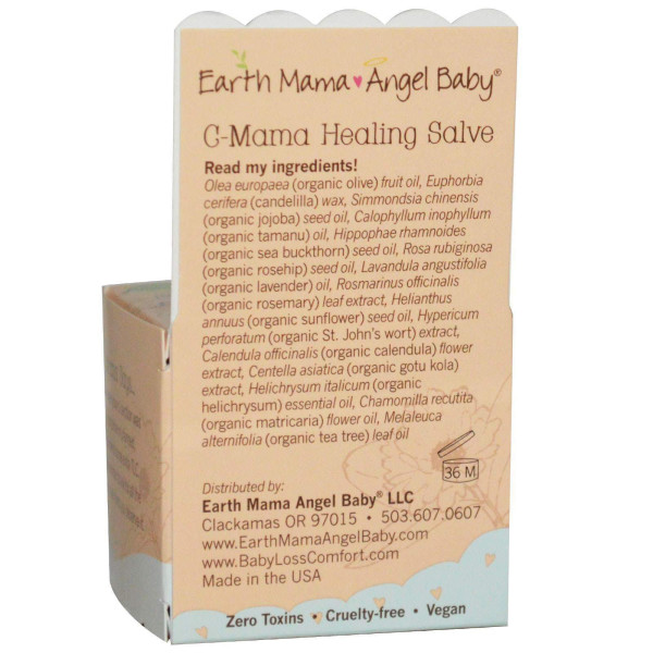 Бальзам від рубців і розтяжок, C-Mama Healing Salve, Earth Mama Angel Baby, (30 мл)