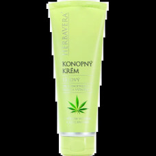 Крем для рук конопляний з бджолиним воском та гліцерином, Herbavera Hemp hand cream, 120 мл