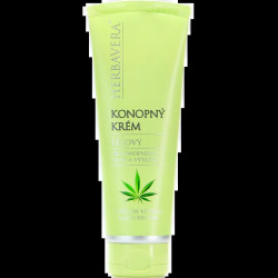 Крем для рук конопляний з бджолиним воском та гліцерином, Herbavera Hemp hand cream, 120 мл