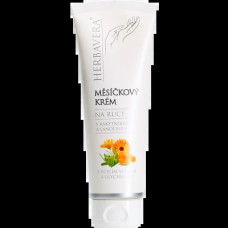 Крем для рук з календулою, гліцерином та ланоліном, Herbavera Hand cream, 120 мл