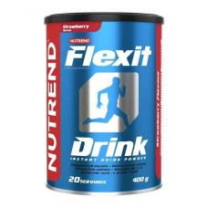 Хондропротектор для суглобів, смак полуниці, Nutrend Flexit Drink, 400 г