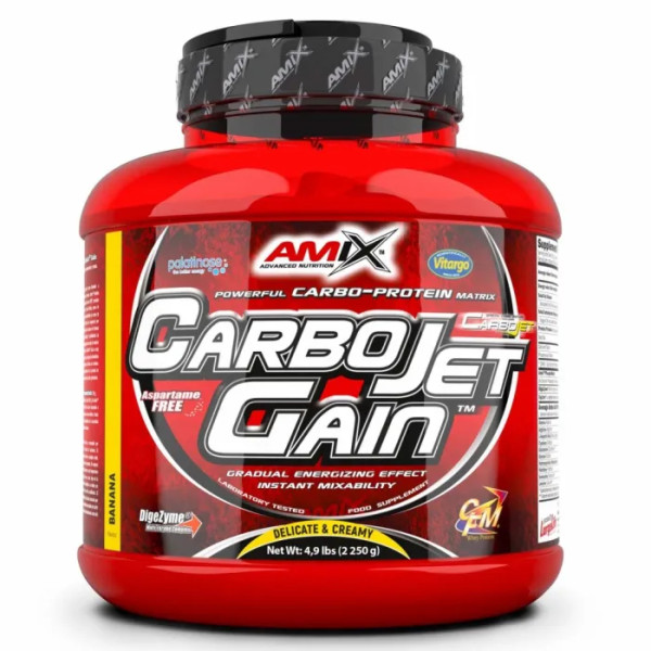 Гейнер, CarboJet Gaine, Amix Nutrition, банан, 2250 г