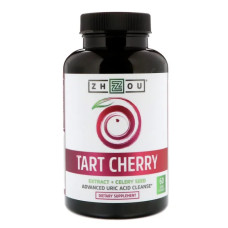 Екстракт терпкої вишні та насіння селери, Zhou Nutrition Tart Cherry + Celery Seed, 60 вегетаріанських капсул