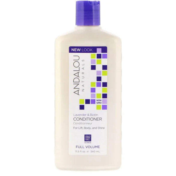 Кондиціонер для об'єму (лаванда і біотин), Conditioner, Andalou Naturals, 340 мл.