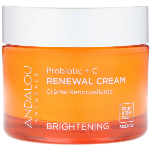 Оновлюючий крем для обличчя, Renewal Cream, Andalou Naturals, освітлюючий, (50 мл)