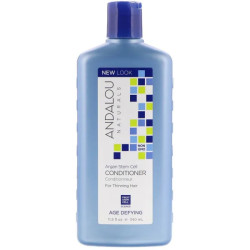 Кондиционер с аргановыми стволовыми клетками, Andalou Naturals Conditioner, антивозрастной, 340 мл.