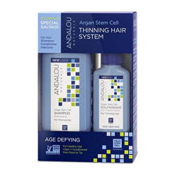 Комплекс проти випадіння волосся, Andalou Naturals Тонке волосся Система, 3 шт.