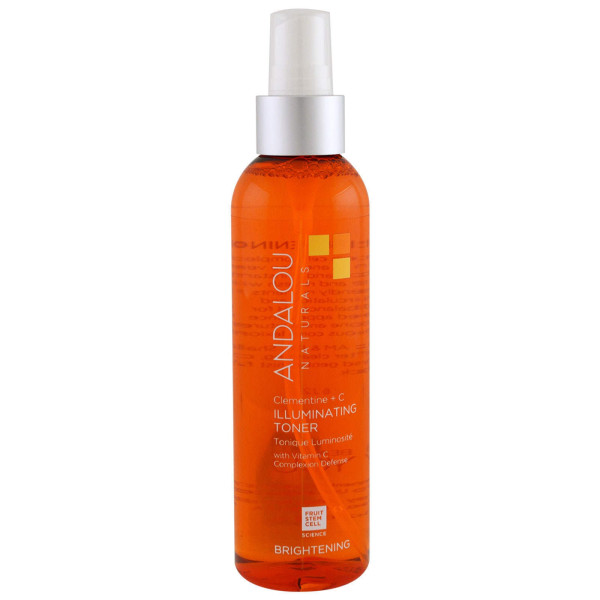 Освітлюючий тонік, мандарин + C, Toner, Andalou Naturals, 178 мл