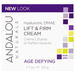 Крем для обличчя з гіалуроновою кислотою, Andalou Naturals, Крем для обличчя з гіалуроновою кислотою, 50 мл