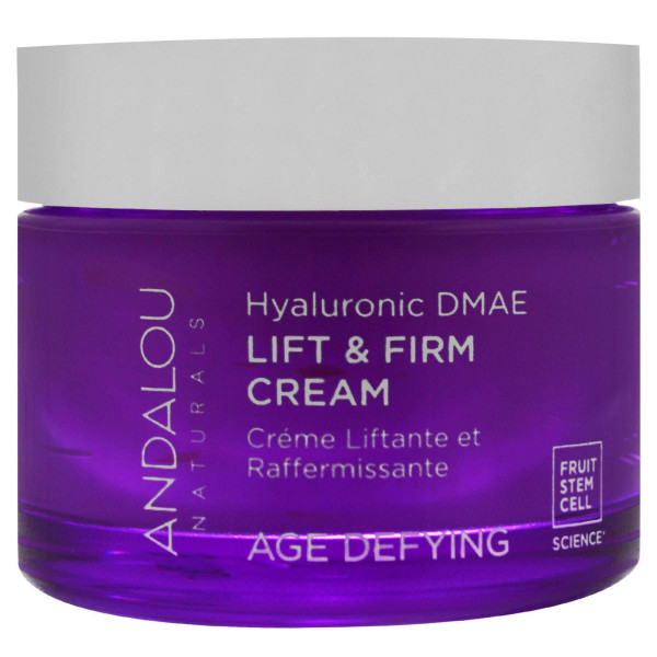 Крем для обличчя, Andalou Naturals, з гіалуроновою кислотою, (50 мл)