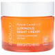 Нічний крем, Night Cream, Andalou Naturals, фіолетова морква + С, освітлюючий, (50 мл)