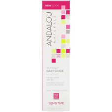 Лосьйон для обличчя SPF 18, Andalou Naturals Lotion, для чутливої ​​шкіри, 80 мл