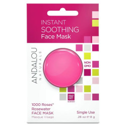 Маска для обличчя з рожевою водою, Andalou Naturals Face Mask, 8 г