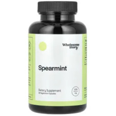 Мята колосистая 1000 мг, Spearmint Wholesome Story, органик, 90 вегетарианских капсул