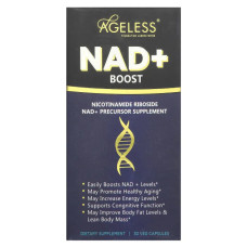 Підвищення рівня NAD+, NAD+ Boost Ageless Foundation Laboratories, 30 капсул