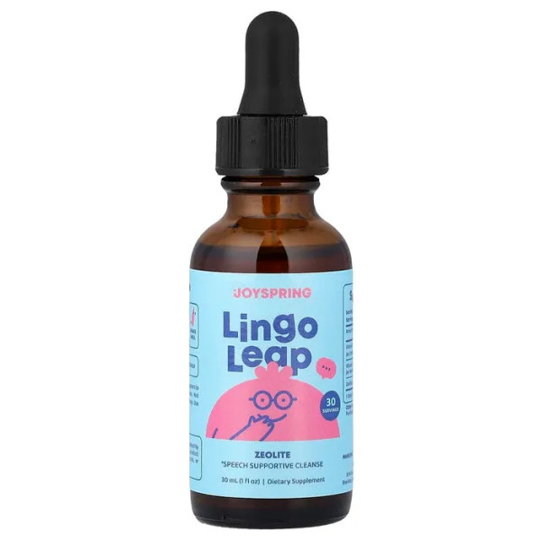 Детокс-формула для дітей 3+ років, Lingo Leap, JoySpring, при затримці розвитку мови та проблем розвитку, 30 мл