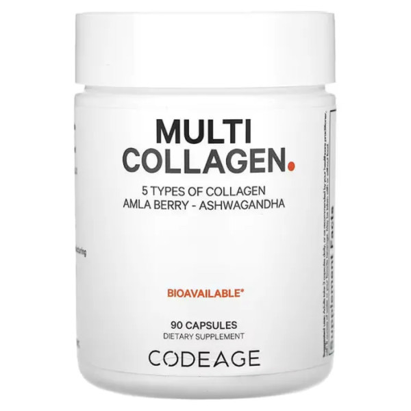 Мульті Колаген, Multi Collagen, CodeAge, 90 капсул