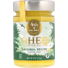 Олія гхі з молока буйволиць, Ghee Butter 4th & Heart, 255 г