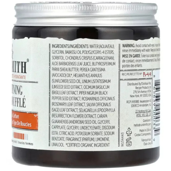 Гель-суфле для укладання та створення ефекту хвилястого волосся, Curl Defining Styling Souffle, Curlsmith, з розмарином та шавлією, 237 мл