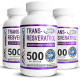 Транс-ресвератрол, 99% Pure Trans-Resveratrol, MAAC10, 500 мг, 3 банки по 60 вегетаріанських капсул