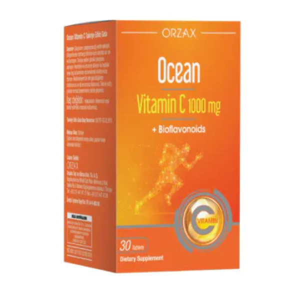 Вітамін С комплекс, Ocean Vitamin C, Orzax, 1000 мг, 30 таблеток