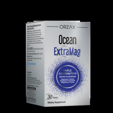 Магній цитрат малат бісгліцинат, Orzax Ocean Extramag, 30 таблеток