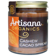 Спред какао + кешью 227 м, Artisana Cocoa & Cashew Spread, без додавання цукру