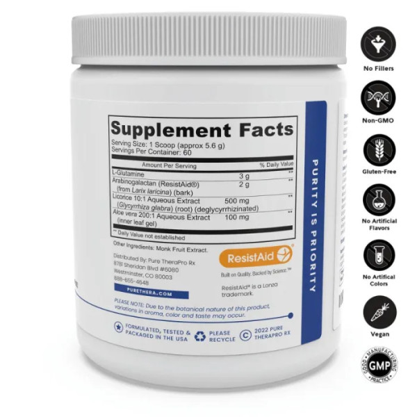 Підтримка травлення, Leaky Gut Defense, PURE Therapro Rx, порошок, 336 г