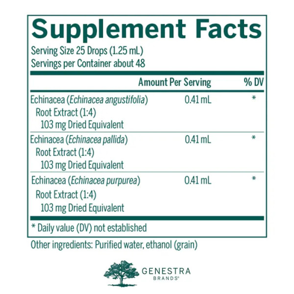 Ехінацея (мікс), Echinacea Mix, Genestra Brands, 60 мл