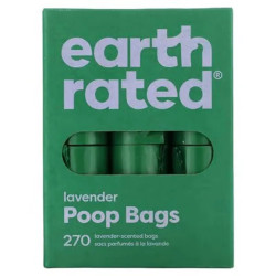 Пакети для прибирання за собаками, Earth Rated Dog Poop Bags, лаванда, 270 пакетів