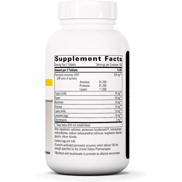 Панкреатичні ферменти, Bio-Zyme, Integrative Therapeutics, 200 таблеток