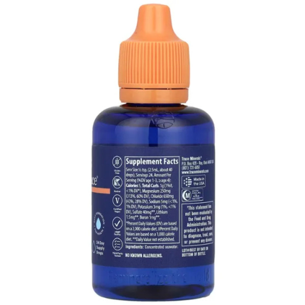 Мінерали, ConcenTrace, Trace Mineral, Trace Minerals Research, краплі, 59 мл