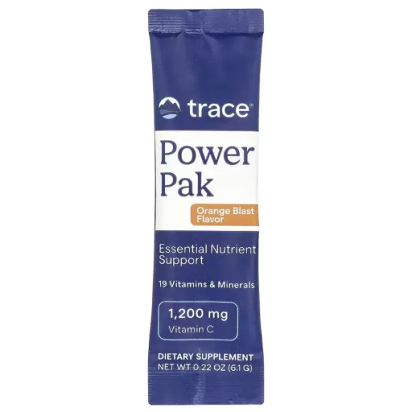 Электролиты, Electrolyte Stamina PowerPak, Trace Minerals Research, апельсиновый взрыв, 30 пакетов по 6,1 г