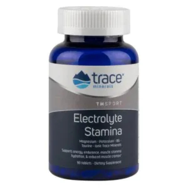 Електроліти для витривалості, Electrolyte Stamina, Trace Minerals Research, 90 таблеток