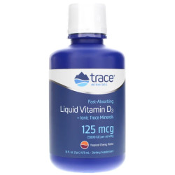 Витамин D3 жидкий 5000 МЕ, Trace Minerals Research Liquid Vitamin D3, тропическая вишня, 473 мл