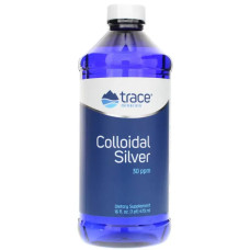 Колоїдне срібло 30 PPM, Trace Minerals Research Colloidal Silver, 473 мл