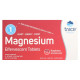 Магній у шипучих таблетках, Magnesium Effervescent Tablets, Trace Minerals ®, зі смаком малини, 8 тюбиків по 10 таблеток у кожному