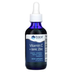 Витамин C + ионный цинк, Trace Minerals Research Vitamin C + Ionic Zinc, 59 мл