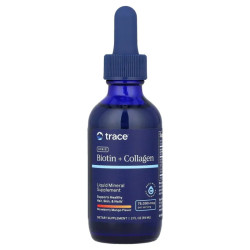 Біотин 75000 мкг рідкий, смак полуниці та манго, Trace Ionic Biotin Collagen, 59 мл