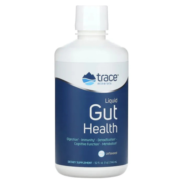 Підтримка травлення, Liquid Gut Health, Trace, для дітей, без добавок, 267 мг, 946 мл