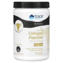 Коллагеновые пептиды травяного откорма без добавок, Trace Grass-Fed Collagen Peptides, 286 г