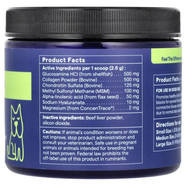 Підтримка для суглобів, Joint Support, For Dogs, Trace Minerals®, для собак, 171 г