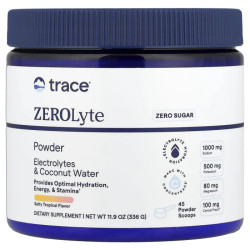 Електроліти, ZEROLyte Powder Trace, смак солоний тропік, 336 г