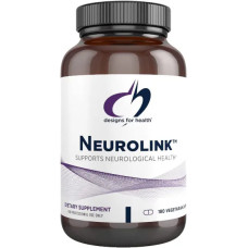 Поддержка когнитивных функций и настроения, Designs for Health Neurolink, 180 вегетарианских капсул