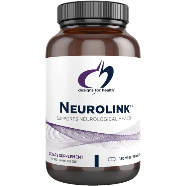 Підтримка когнітивних функцій і настрою, Neurolink, Designs for Health, 180 вегетаріанських капсул